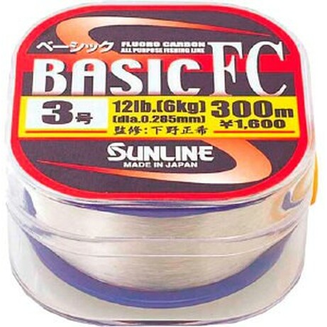 Sunline . Флюорокарбон Basic FC 225м №5-0.37мм 20LB (1658.01.01)