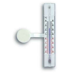 TFA . Термометр оконный , на липучке, пластик, 140х25 мм (146013)