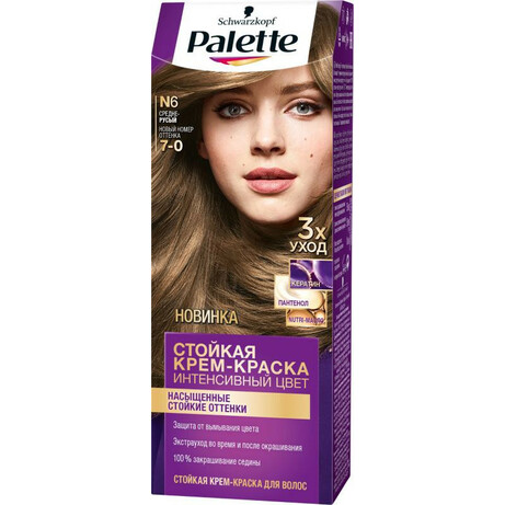 Palette. Краска для волос 7-0 (N6) Средне-русый 110 мл (3838905551603)