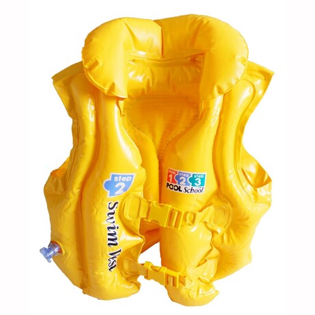Intex. Надувной жилет для плавания - «Желтый» 3-6 лет (58660)