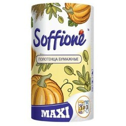 Soffione. Двухслойные кухонные полотенца Soffione Maxi, 1 рулон, 150 листов (833230)