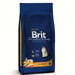 Brit. Premium Cat Adult Chicken с курицей для взрослых кошек 1,5 кг (8595602513086)