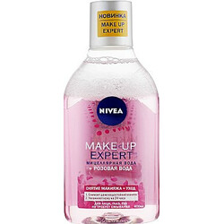 Nivea. Вода міцела Make - up Expert+ Вода троянди 400 мл   (4005900424860)