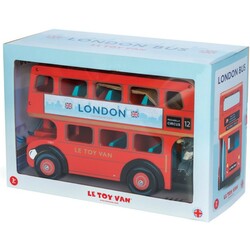 Le Toy Van. Игрушечный автобус Лондонский автобус с водителем (5060023414692)
