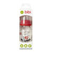 Bibi. Пляшка антиколиковая для годування з супер міцного скла, Bibi " Я люблю маму" 120 мл, 0мес+ арт. 111012(821022)