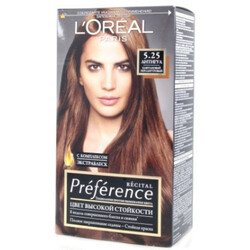 L`Oreal. Краска для волос RECITAL Preference тон 5.25 1шт (3600520248929)