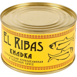 El Ribas. Бычки в томатном соусе №5 240 гр (4820143190163)