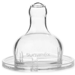 Suavinex. Соска силиконовая антиколиковая 0+ мес. медленный поток 1 шт  (8426420005647)