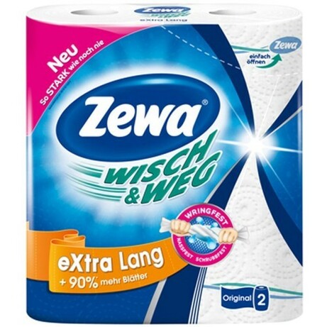 Zewa. Двухслойные кухонные полотенца, 2 рулона, 72 листка (833300)