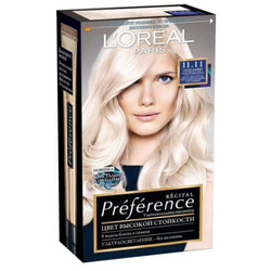 L'Oreal. Фарба для волосся  Preference 11.11 1шт(3600523018277)