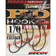 Decoy. Гачок Worm117 HD Hook Offset №2-0(4 шт-уп) (1562.01.24)