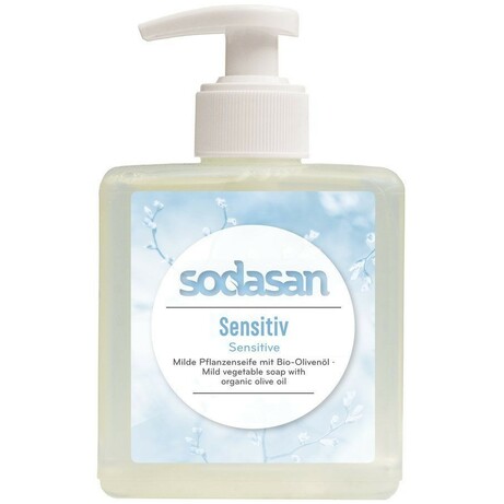 Sodasan. Органическое жидкое мыло Sodasan Sensitiv 300 мл (4019886075367)