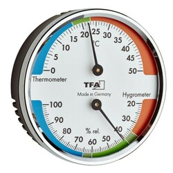 TFA . Термогигрометр , цветная шкала, 71х23 мм(45204042)