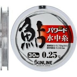 Sunline .  Леска Powerd Ayu 30m №0.6-0.128mm 1.68kg (1658.10.29)
