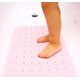 Aquababy. Антискользящий коврик для ванной 76х34 Розовый (662337)