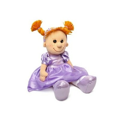 Lava. Мягкая игрушка Кукла Майа в сиреневом платье (28 см, музыкальная) (LA8575V)