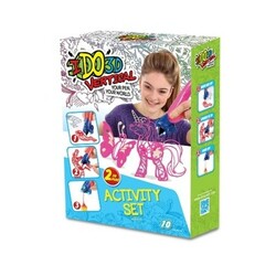 IDO3D.   Набор для детского творчества с 3D-маркером - СКАЗКА (3D-маркер - 2 шт, шаблон, аксессуары)
