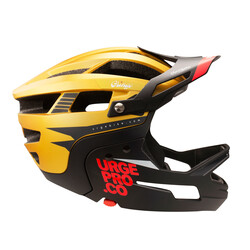 Urge. Шлем Gringo de la Pampa жёлто-чёрный L-XL, 58-62 см (3701040349759)