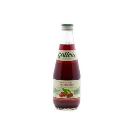 Galicia. Яблочно-вишневый сок неосветленный 0,3л(4820209560701)