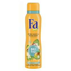Fa. Дезодорант-спрей BaliKiss аромат манго і квітки ванілі 150 мл(4015100209099)