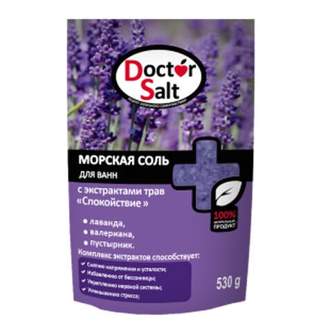 Dr Salt. Сіль для ванн Dr Salt з екстрактами трав "Профілактика" 530 гр(4820091145345)