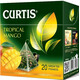 Curtis. Чай зеленый Curtis Тропический Манго в пирамидках 20шт * 1,8г (4820198800017)