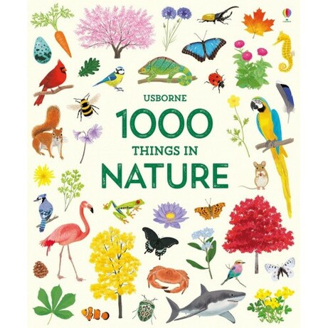 Usborne.  Повчальна книга 1000 речей в живій природі, англ. мова(9781474922128)