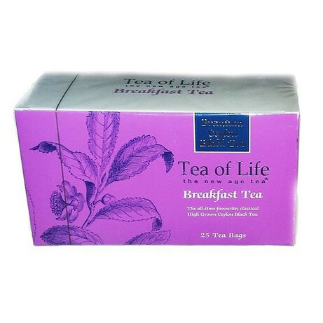 Tea of Life. Чай черный Tea of Life Breakfast Tea К завтраку 25*2г-уп(0680275046905)