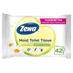 Zewa. Влажная туалетная бумага Zewa Natural Camomile Moist, 42шт (796520)