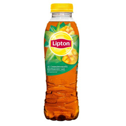Lipton. Чай холодный черный со вкусом манго 0,5л (4823063114264)