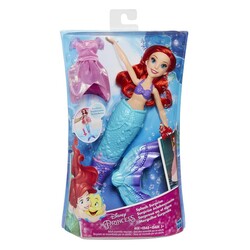 Hasbro. Лялька Ариель, що перетворюється з Русалки в дівчину, 28см(B9145)