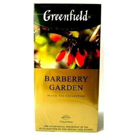 Greenfield. Чай черный Greenfield Barberry Garden 25*1,5г(4820022862839)