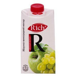 Rich. Нектар яблочно-виноградный 0,5л(4820039353467)