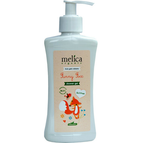 Melica Organic. Дитячий гель для душу від лисички 300 мл(003334)