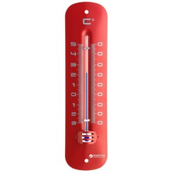 TFA . Термометр вуличний-кімнатний, метал, червоний, 192х50 мм(12205105)