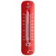 TFA . Термометр уличный-комнатный , металл, красный, 192х50 мм (12205105)