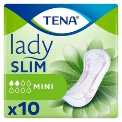 Урологические прокладки TENA Lady Slim Mini, 10 шт. (7322540853254)