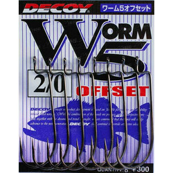 Decoy. Гачок Worm5 Offset №2(9 шт-уп) (1562.01.83)