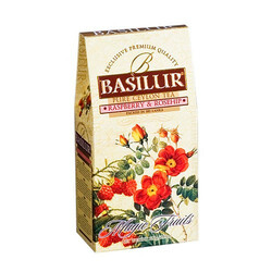 Basilur.  Чай черный Basilur с малиной и шиповником 100 г (4792252100350)