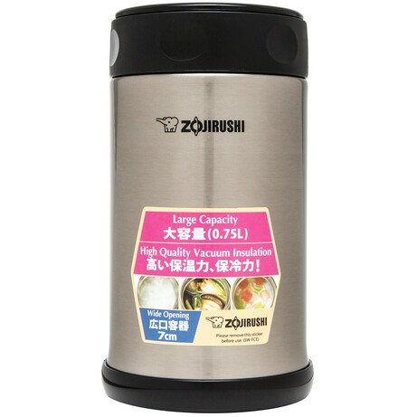 ZOJIRUSHI. Пищевой термоконтейнер 0.75 л стальной. (SW-FCE75XA)