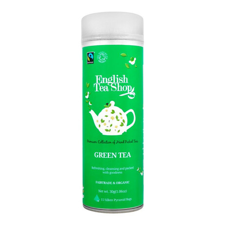 English Tea Shop. Чай зелений English Tea Shop органічний 15*2г(0680275031055)