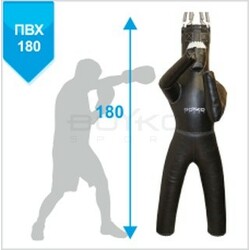 BS Спорт. Бокс DUX манекен - с ногами, PWX, LEFT на 6 пружин L18sm с вращающимся диском, 180x55sm( b