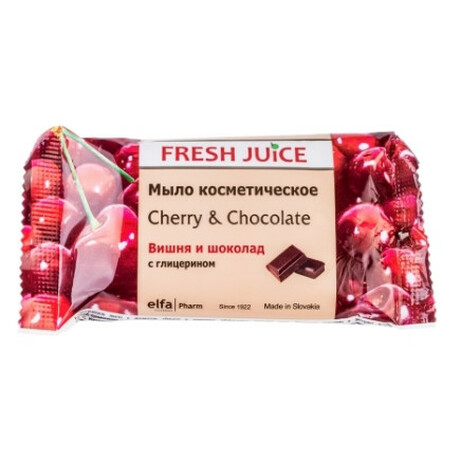 Fresh Juice. Мыло косметическое  Cherry&Chocolate 75мл (8588006034363)
