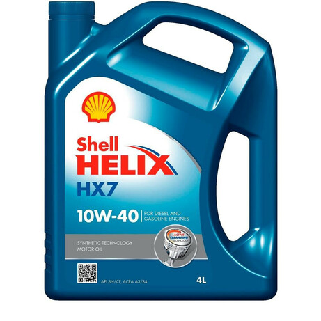 Shell. Моторное масло Helix HX7 10w40 4л (5011987860582)