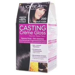 L'Oreal. Фарба для волосся CASTING Creme Gloss тон 200  1шт(3600521119501)