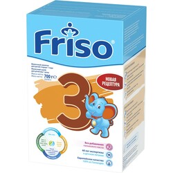 Friso. Смесь сухая молочная Friso 3 Junior от 1 до 3 лет, 700 г (722537)