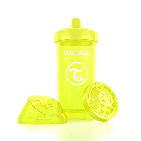 Twistshake. Детская чашка 360мл, Желтая (24909)