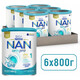 Молочная смесь NAN 1 Optipro, с рождения  6х800 г  (405700-6)