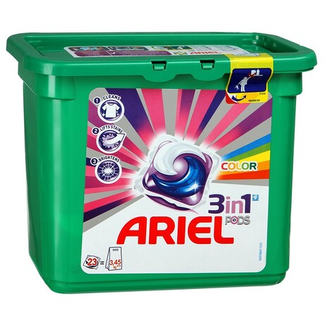Ariel. Гель для прання в капсулах Color 23х28, 8г. (078710)
