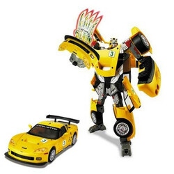 Roadbot.  Робот-трансформер - CHEVROLET CORVETTE C6R (1:18) (50150R)